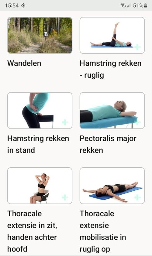 Online exercise program Scheuermann's disease