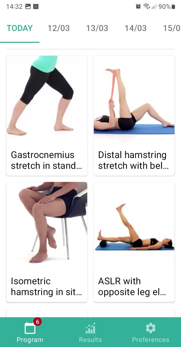 Online exercise program Popliteus tendinitis